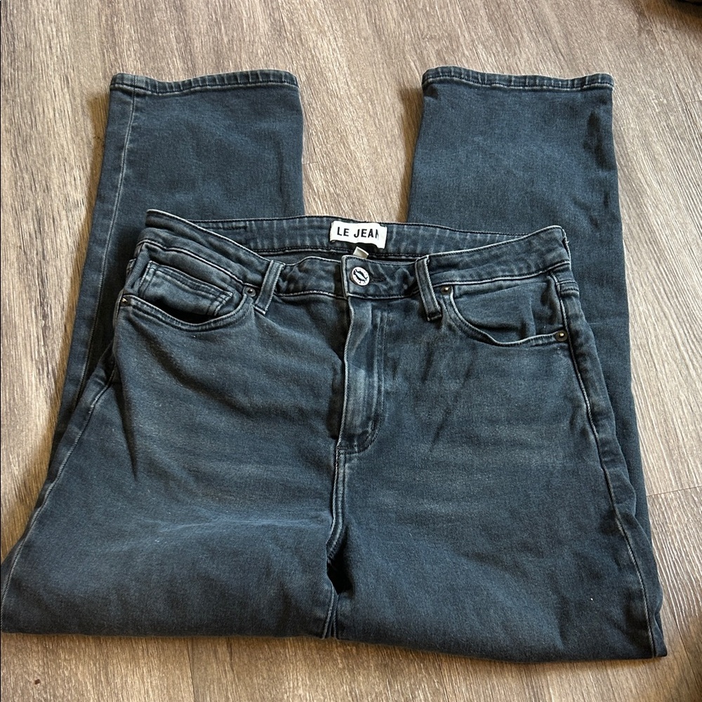 Le Jean Women's High Rise Jeans - Dark Blue